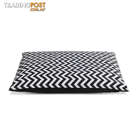 Washable Wavy Stripe Heavy Duty Pet Bed - XXLarge