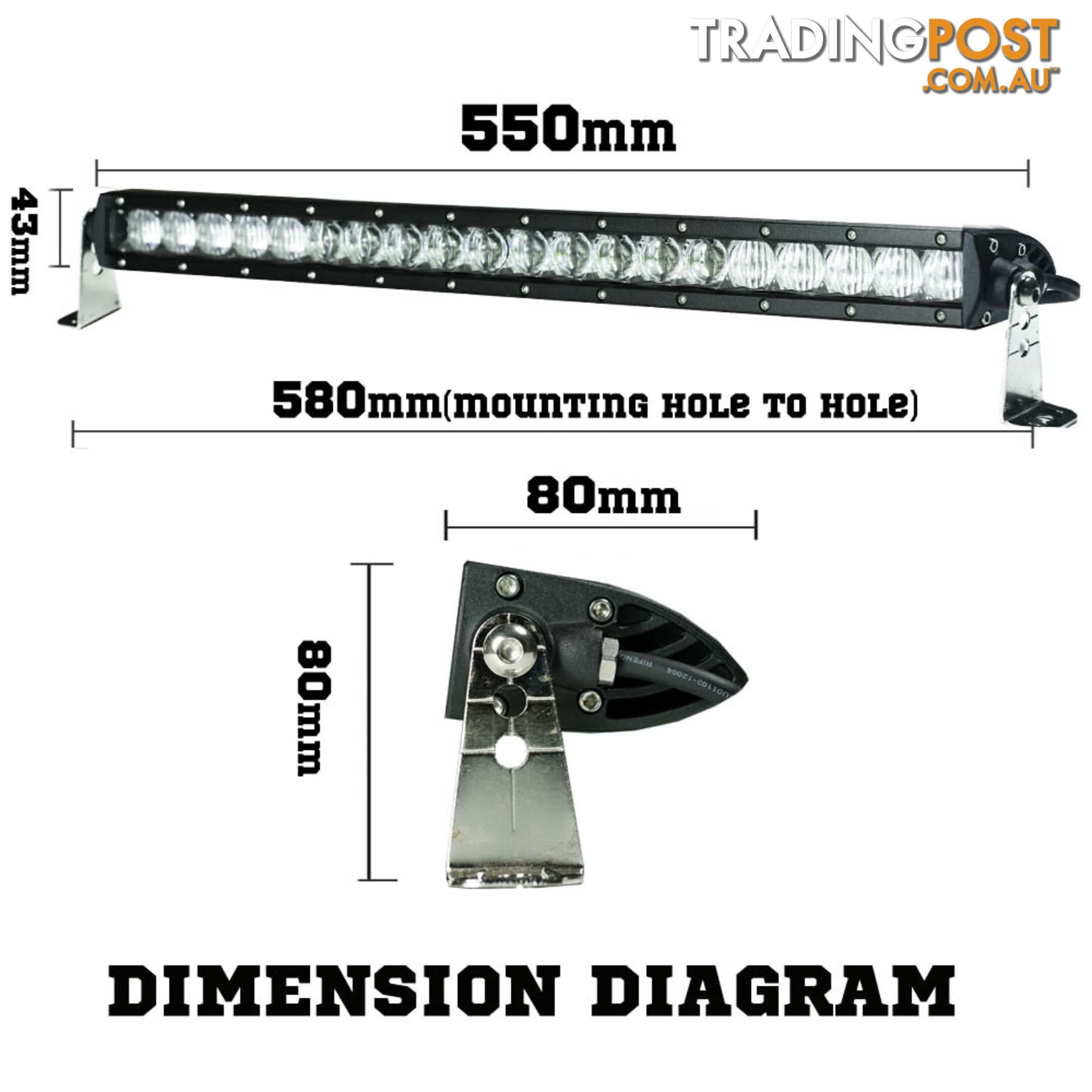 Osram 22inch 140W 5D Lens LED Light Bar Flood Spot Combo Driving Work Lamp 4WD