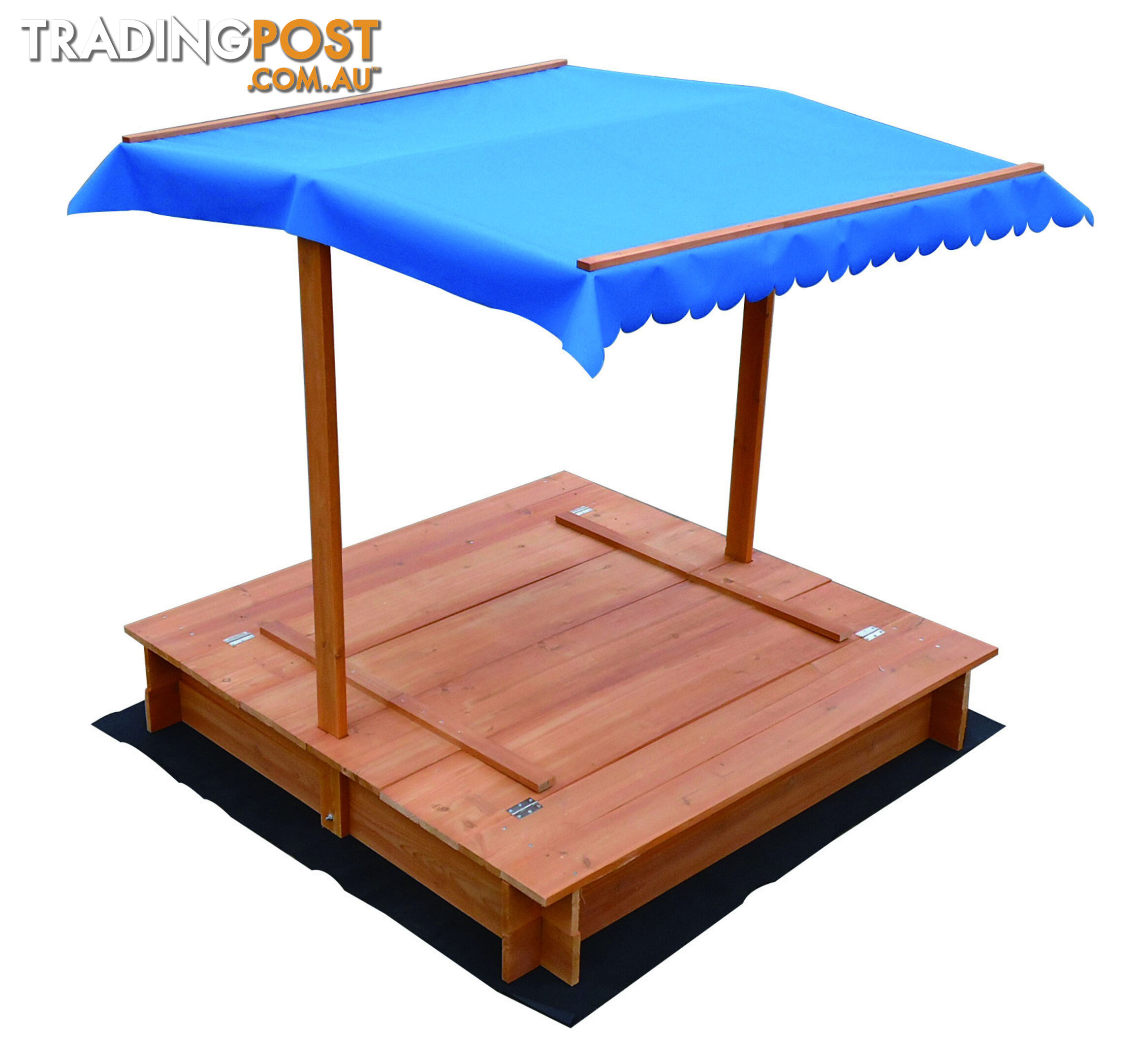 Kids Wooden Toy Sandpit with Canopy