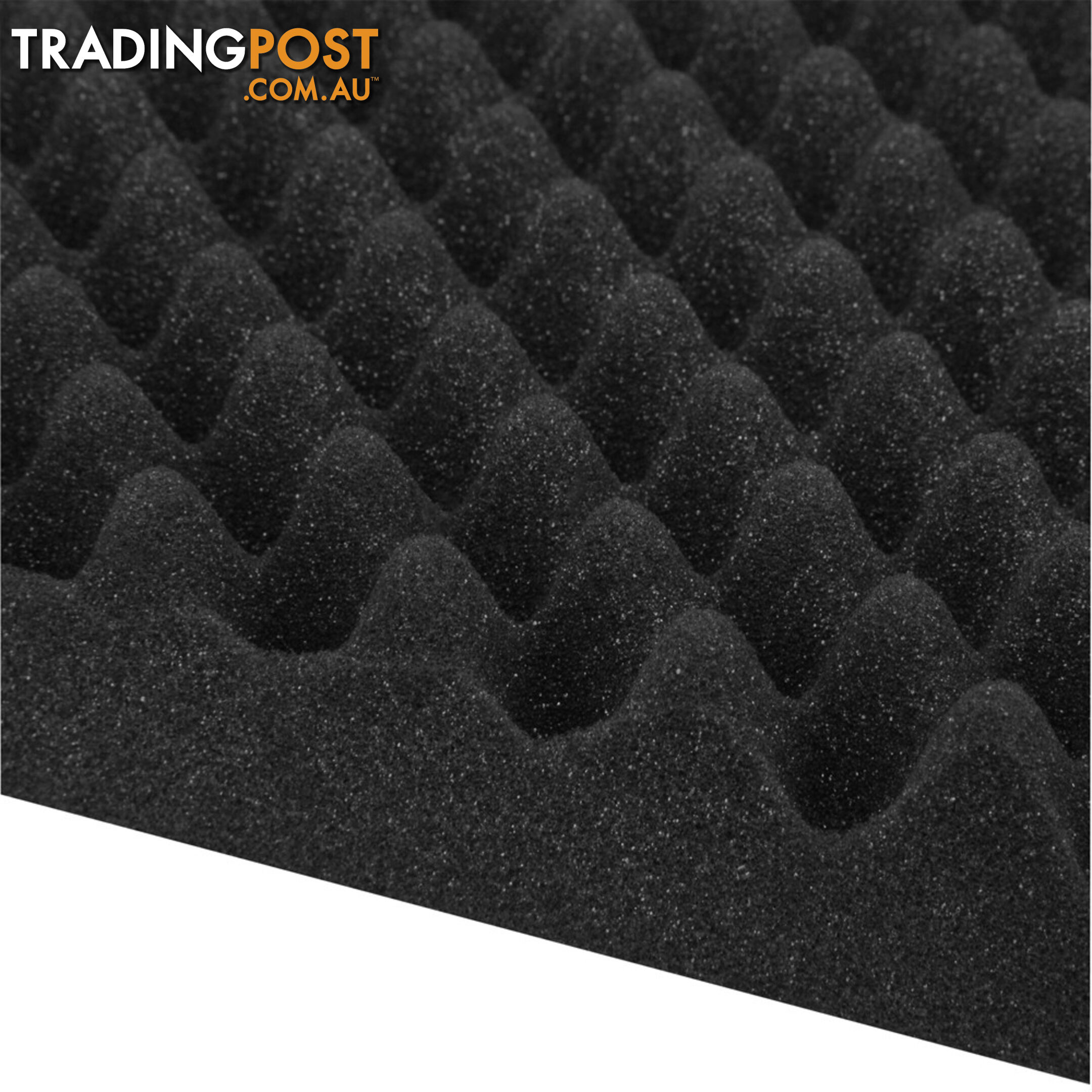 Studio 20 Eggshell Acoustic Foam Black 50 x 50cm