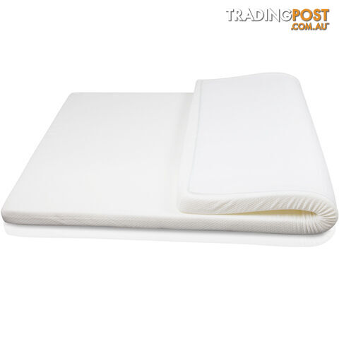 Visco Elastic Memory Foam Mattress Topper 7cm Queen