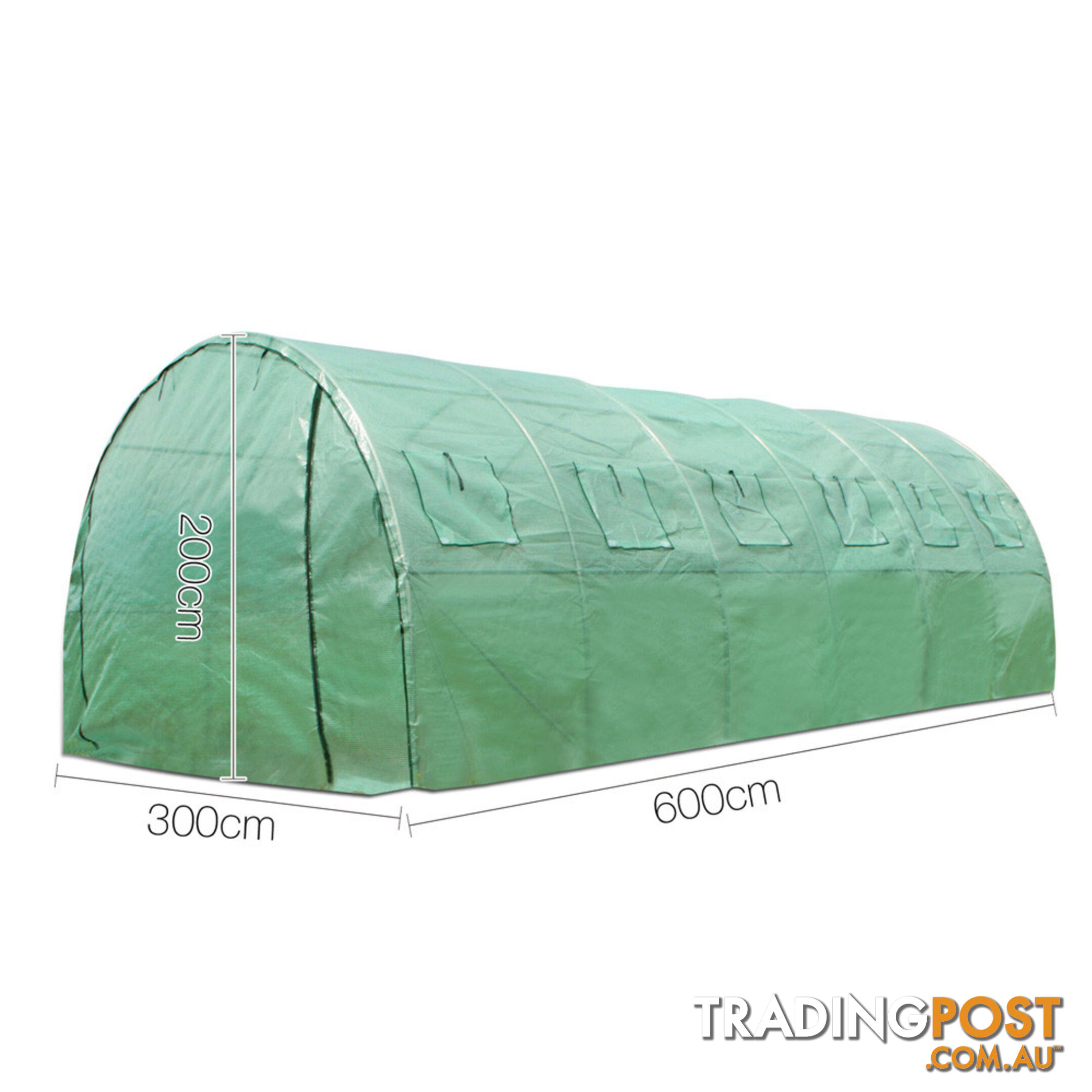 Galvanised Steel Green House 6M x 3M x 2M