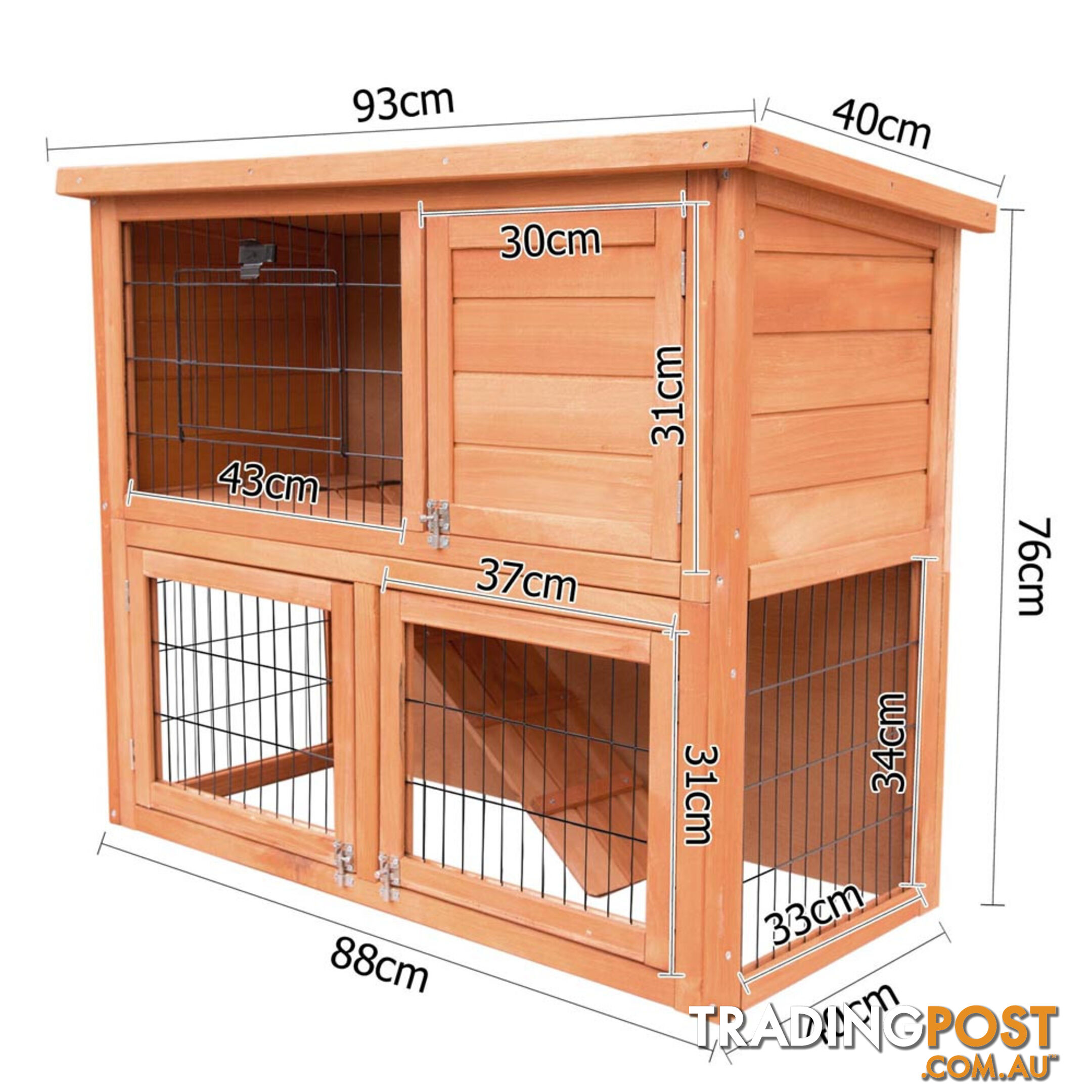 Double Storey Rabbit Hutch