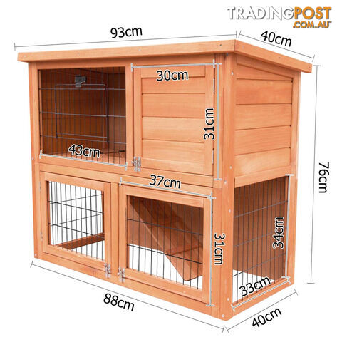 Double Storey Rabbit Hutch