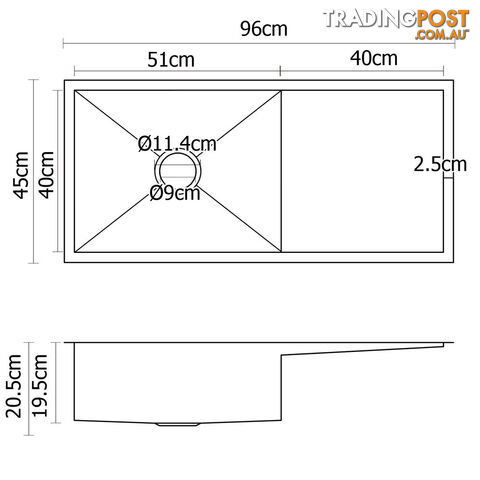 Stainless Steel Motion Sensor Rubbish Bin  50L