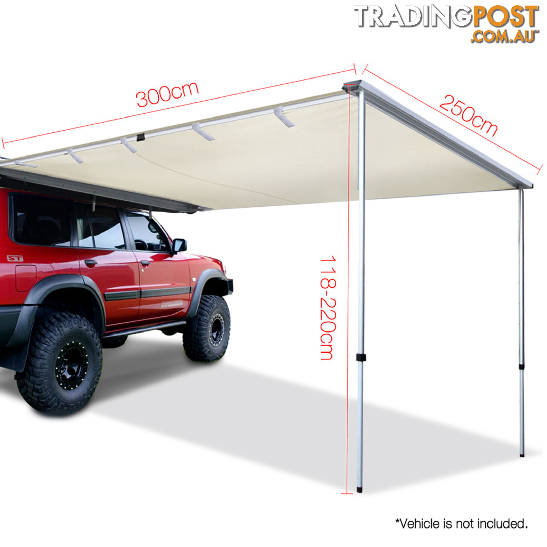 2.5X3M Car Awning  - Beige