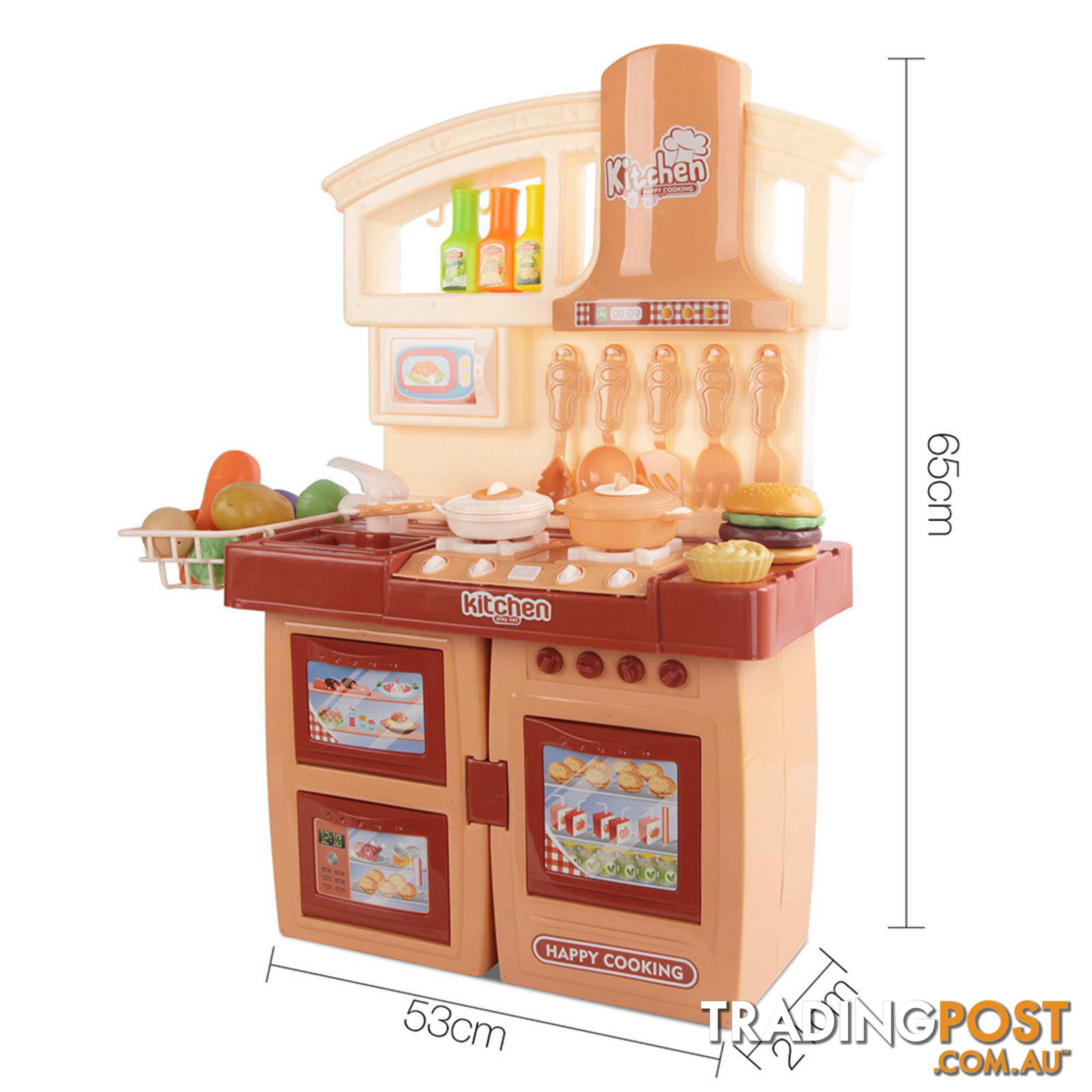 Kitchen Pretend Play Set Orange