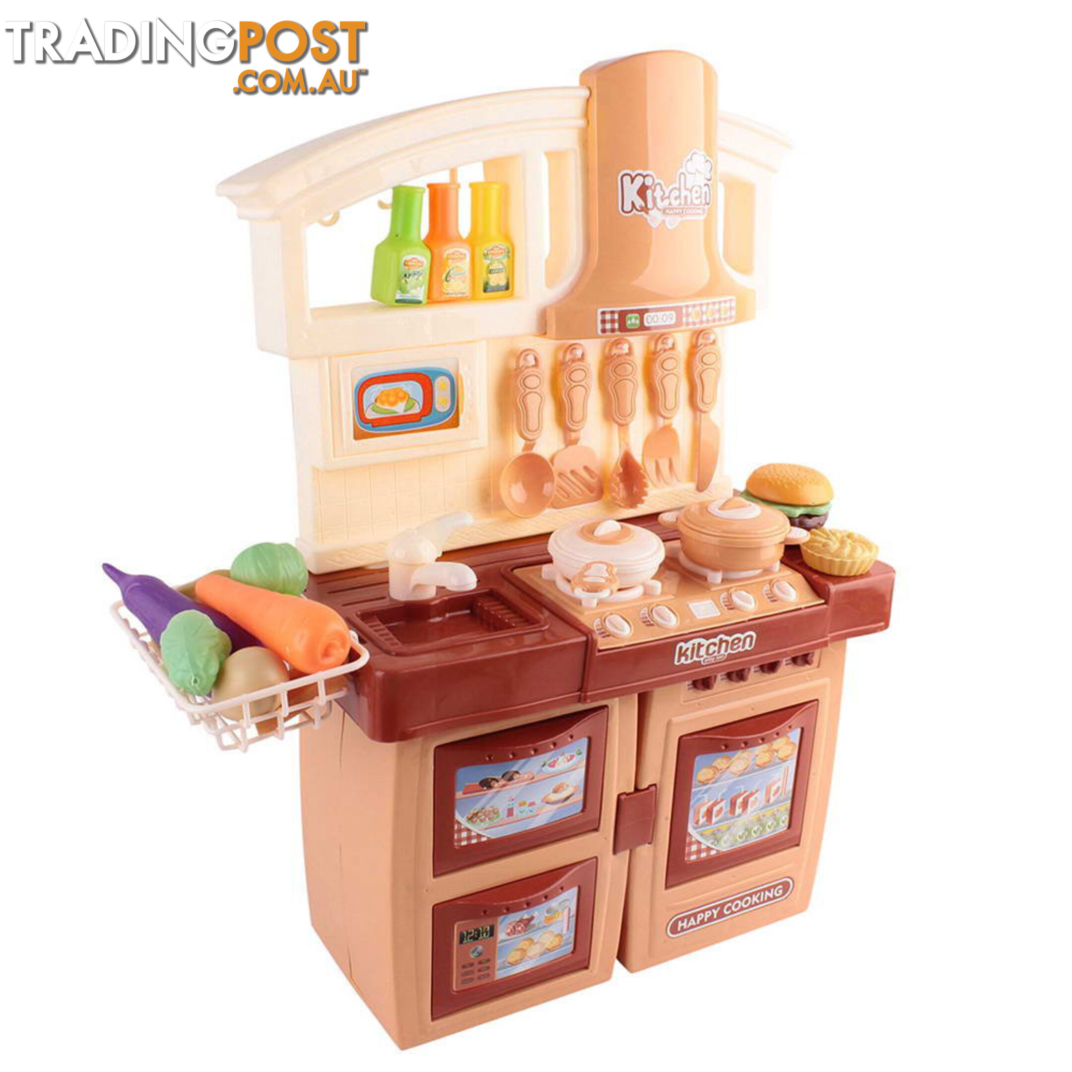 Kitchen Pretend Play Set Orange