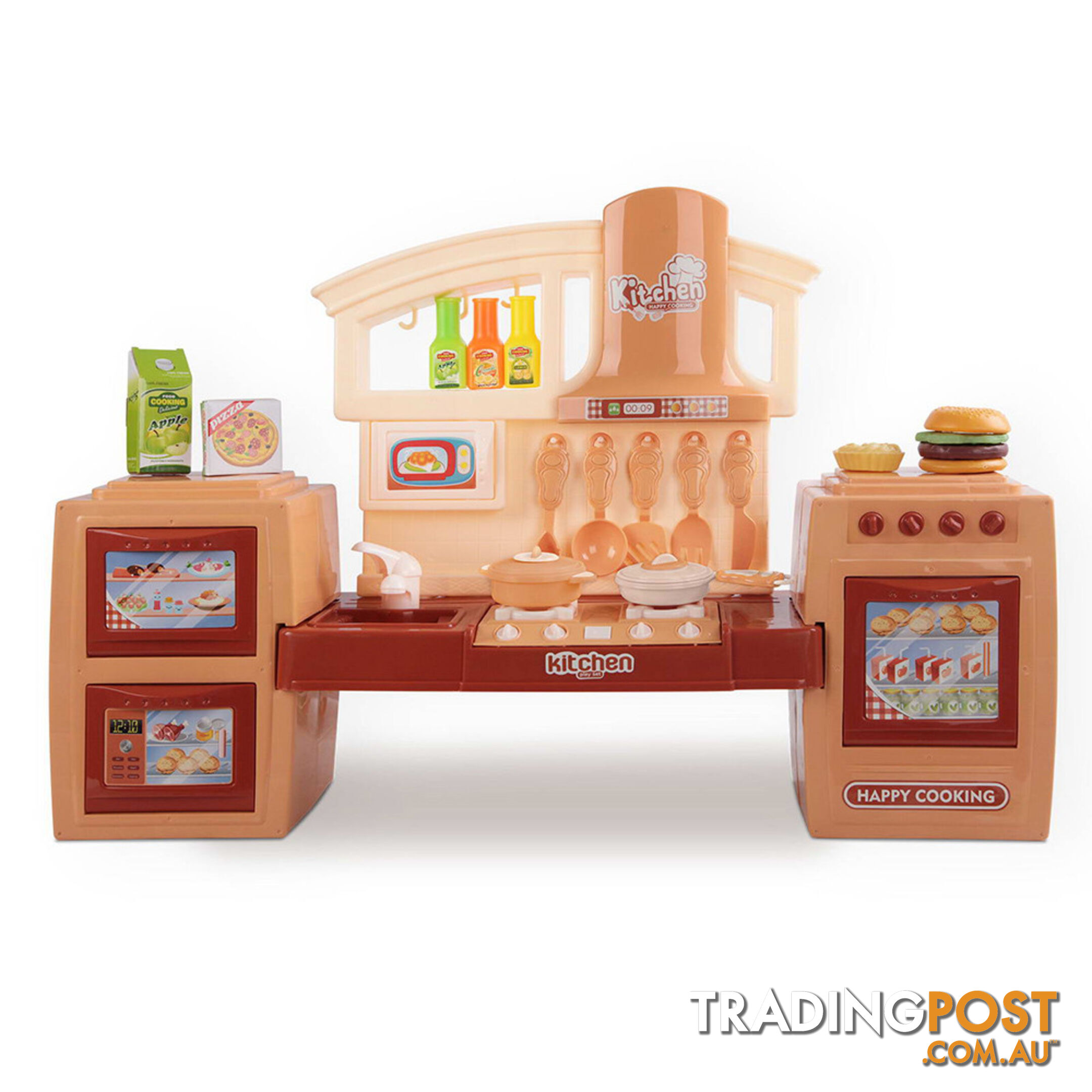 Kitchen Pretend Play Set Orange