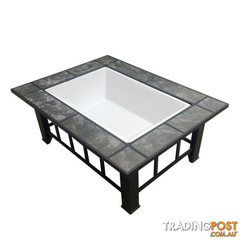 Outdoor Fire Pit BBQ Table Grill Fireplace w/ Ice Tray - photo 3 of 7