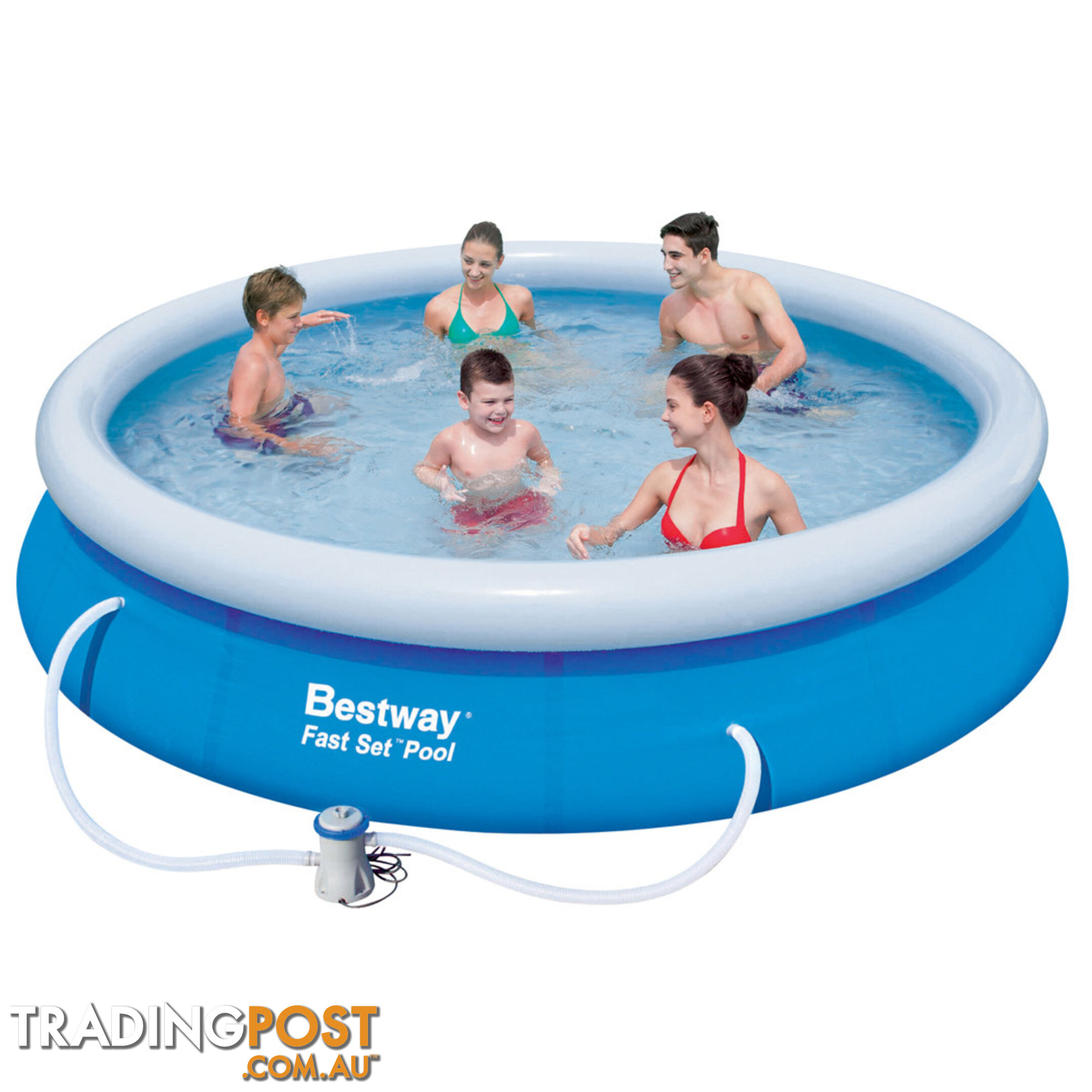 Bestway Inflatable Swimming Pool Set Blue