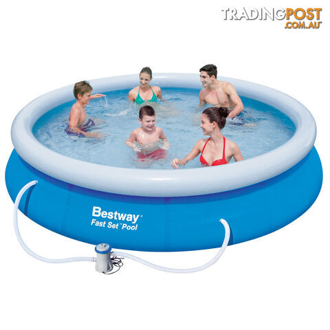 Bestway Inflatable Swimming Pool Set Blue