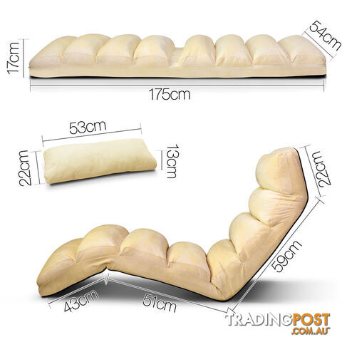 Lounge Sofa Chair - 75 Adjustable Angles Taupe - photo 2 of 10