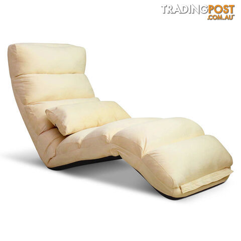 Lounge Sofa Chair - 75 Adjustable Angles  Taupe