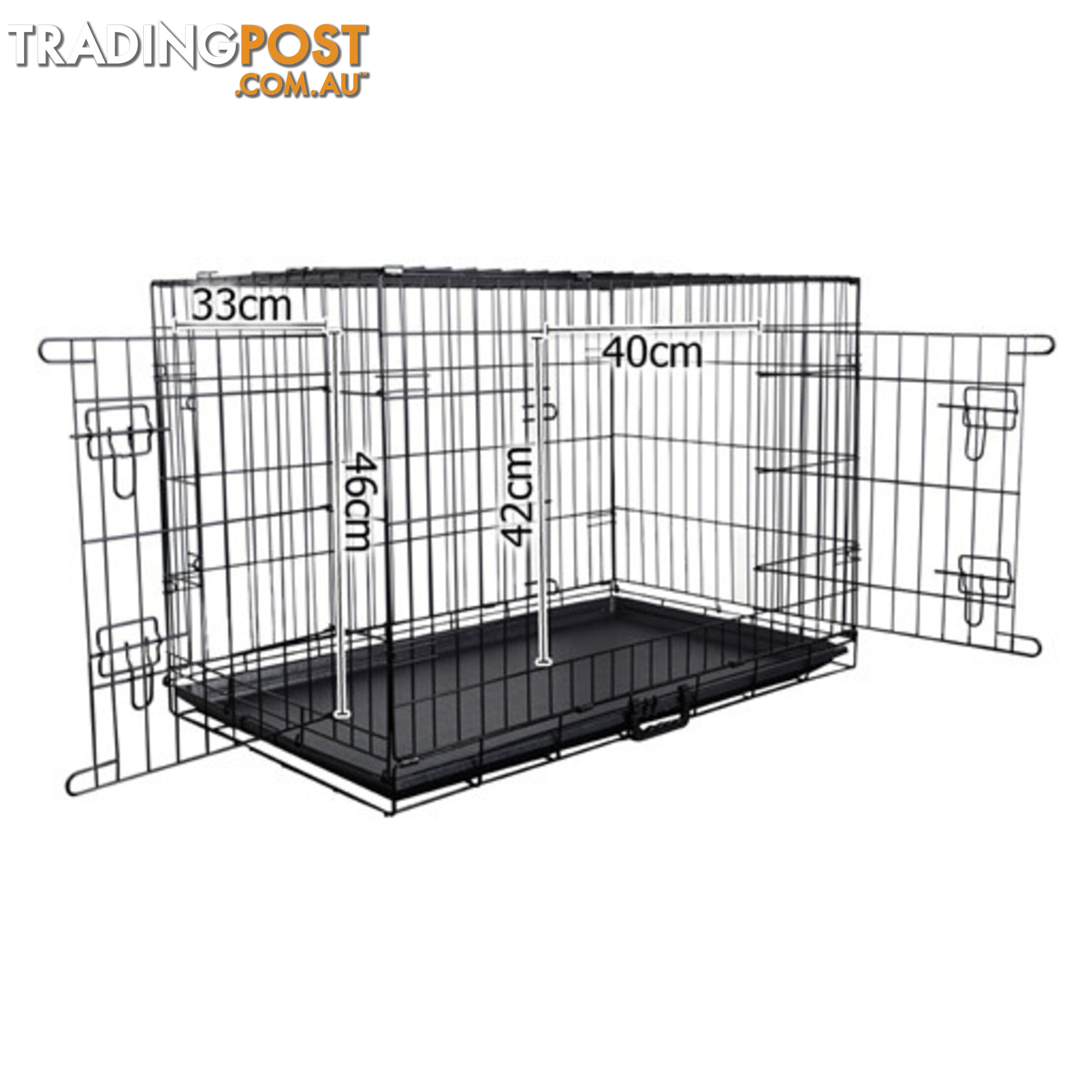 36 Inch Metal Collapsible Dog Cage