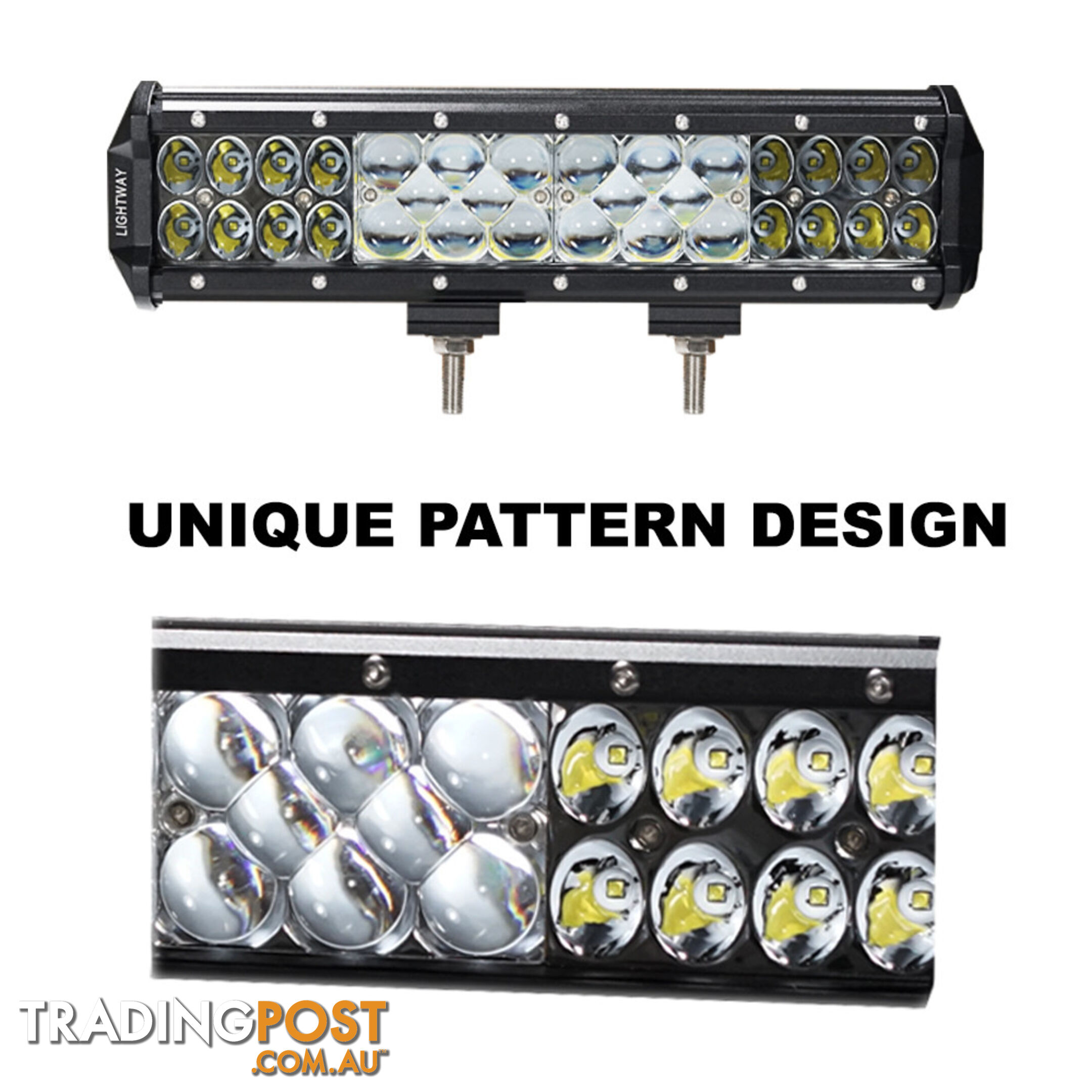 12inch 224W LED Light Bar Flood Spot Combo Work Driving Lamp SUV ATV 4WD Unique