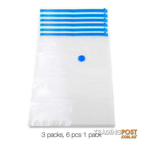 Set of 18 Vacuum Storage Bags 60 x 80cm