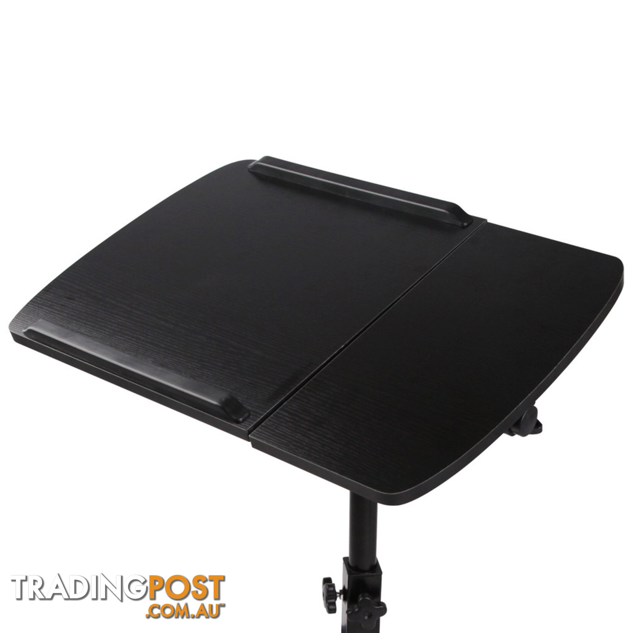 Rotating Mobile Laptop Adjustable Desk w/ USB Cooler Black