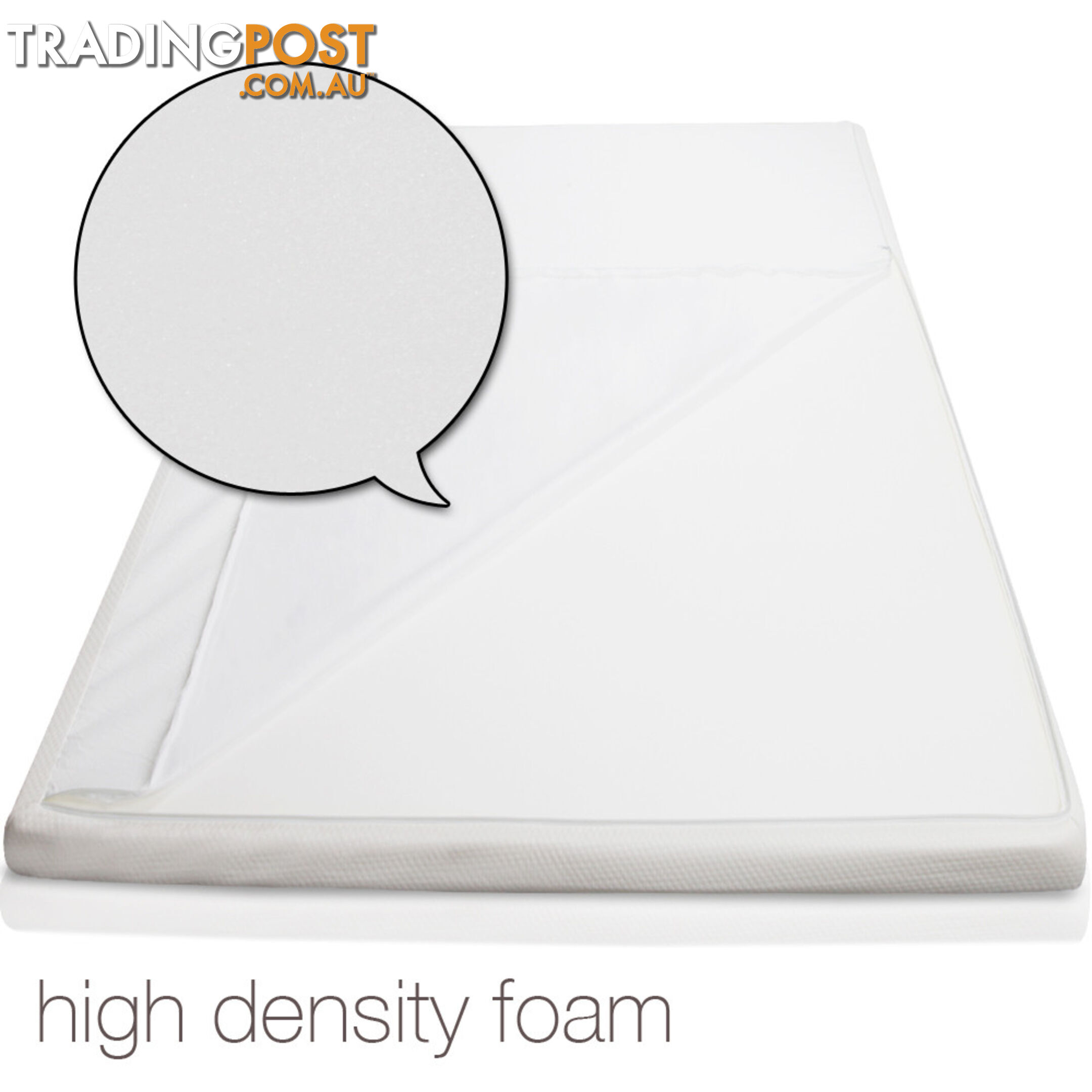 Visco Elastic Memory Foam Mattress Topper 8cm Double