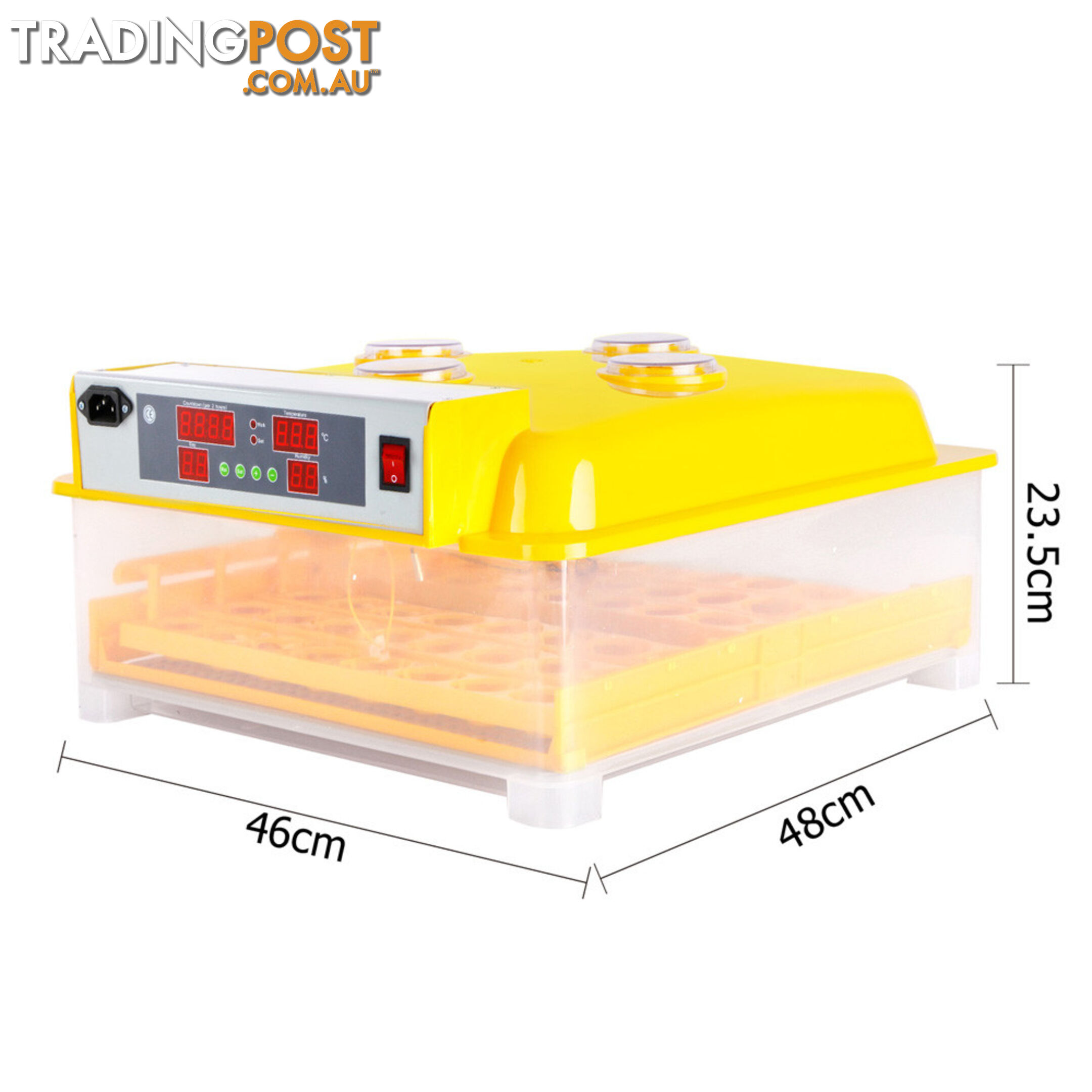 Automatic 48 Egg Incubator Yellow