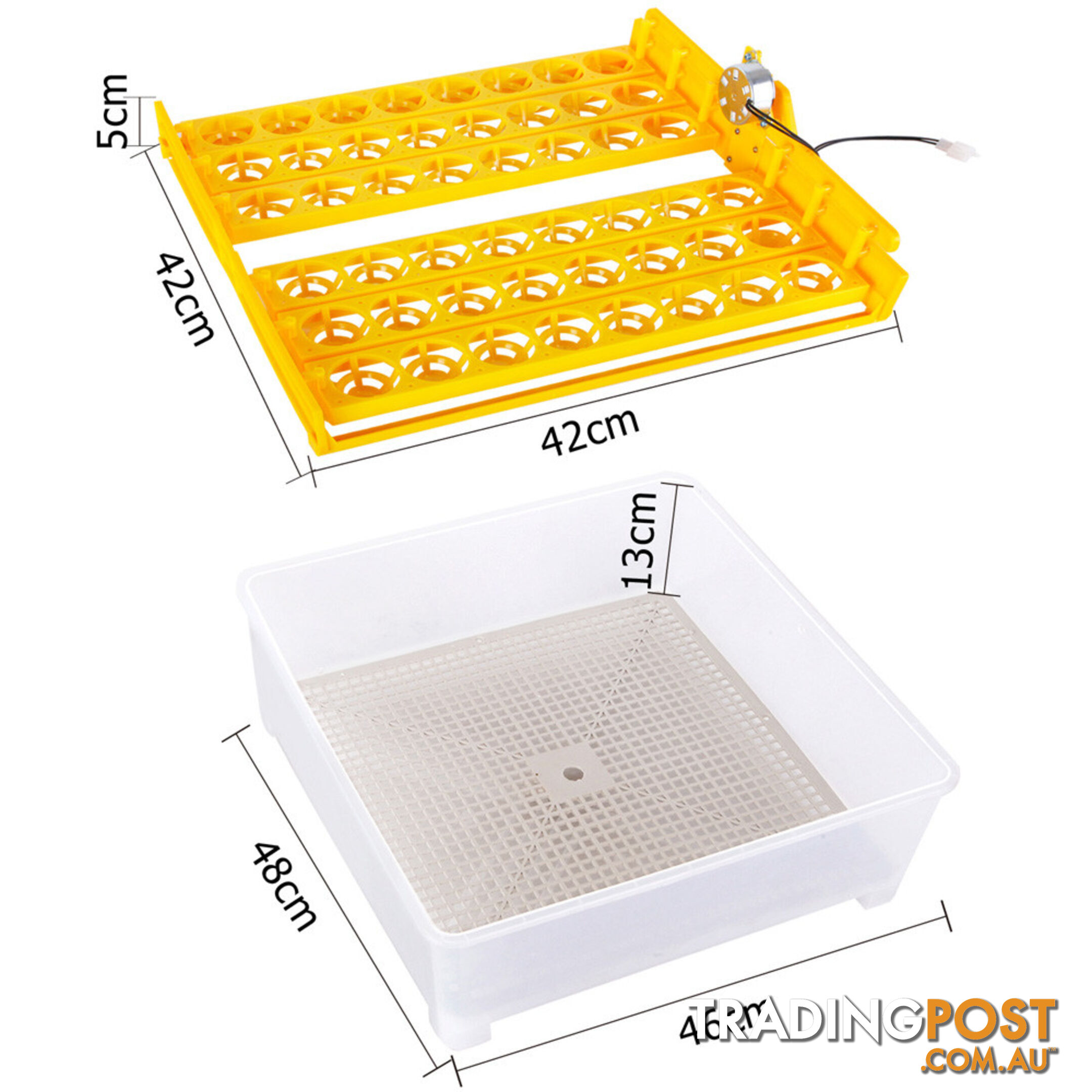 Automatic 48 Egg Incubator Yellow