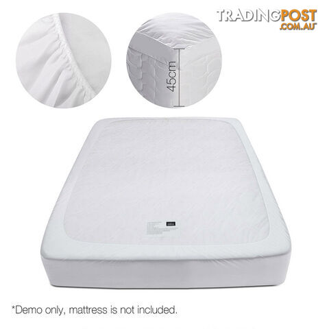 Duck Feather & Down Pillowtop Matress Topper - Queen