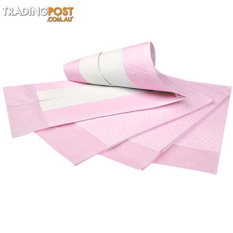 50 Puppy Pet Dog Toilet Training Pads Pink