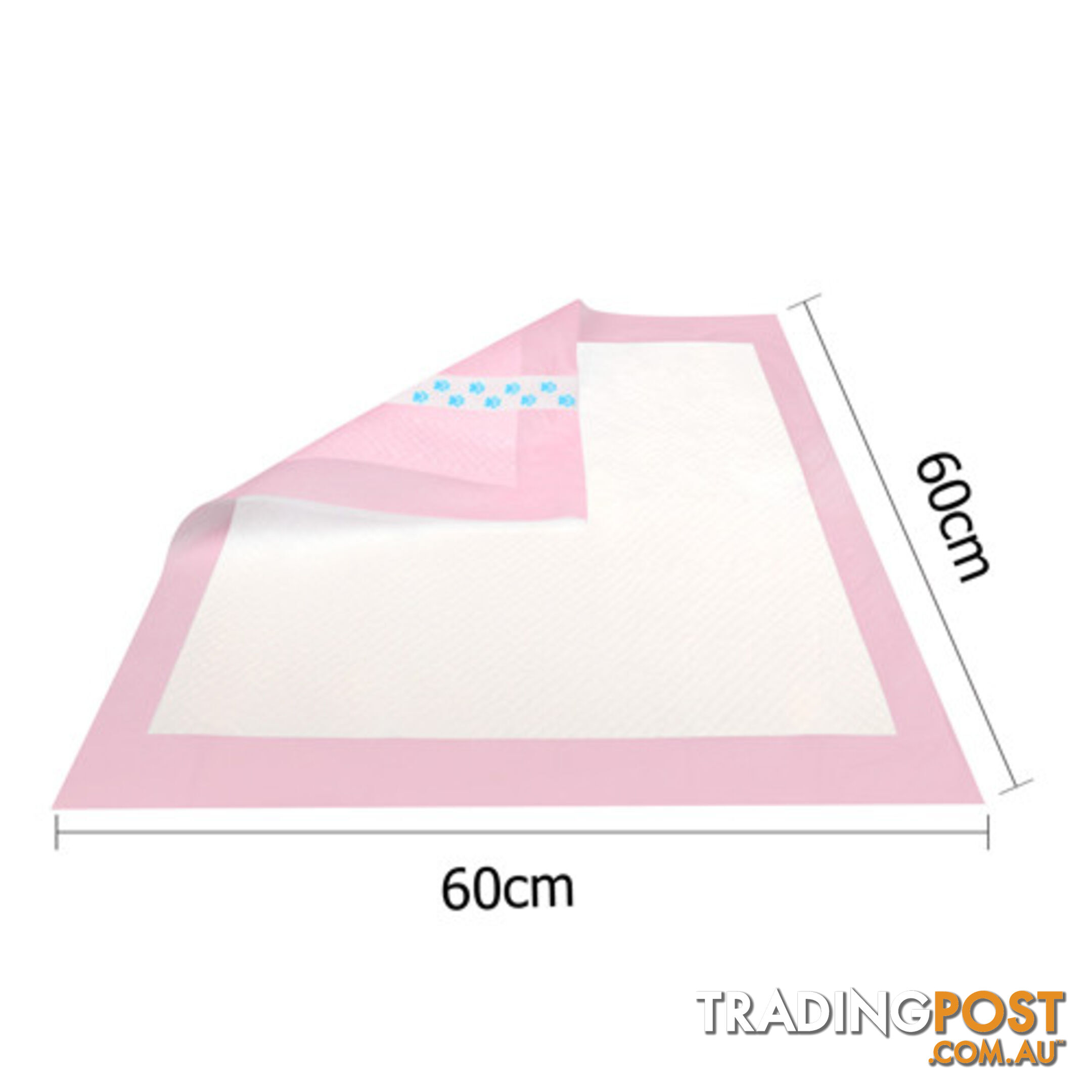 50 Puppy Pet Dog Toilet Training Pads Pink