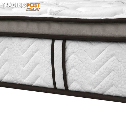 Latex Euro Top Pocket Spring Mattress Back Support Queen