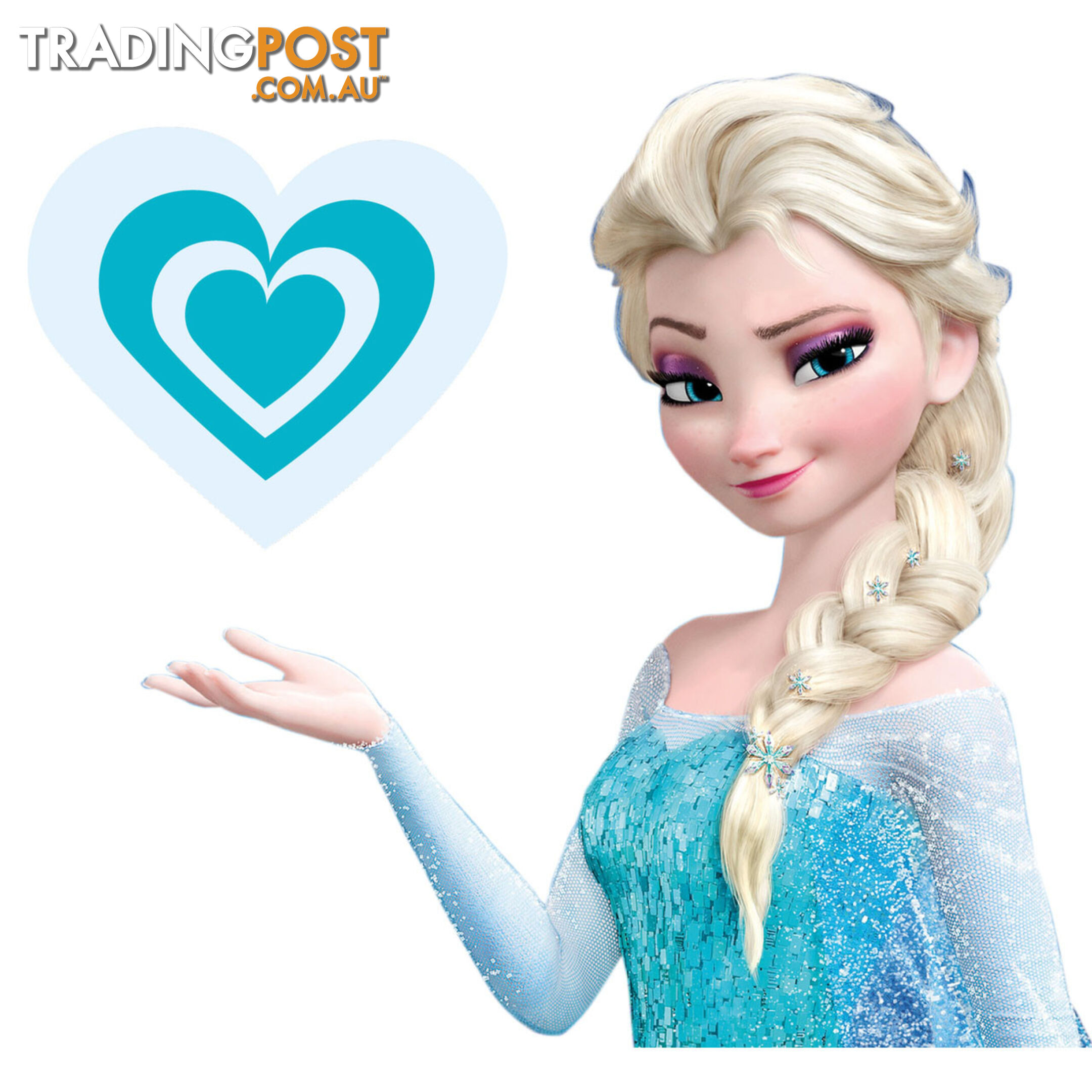 Frozen Elsa Wall Stickers - Totally Movable and Reusable