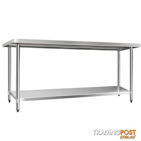 430 Stainless Steel Kitchen Work Bench Table 1829mm