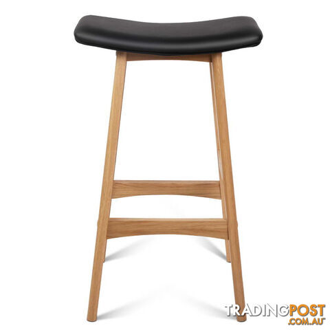 Set of 2 High Seat Barstools White