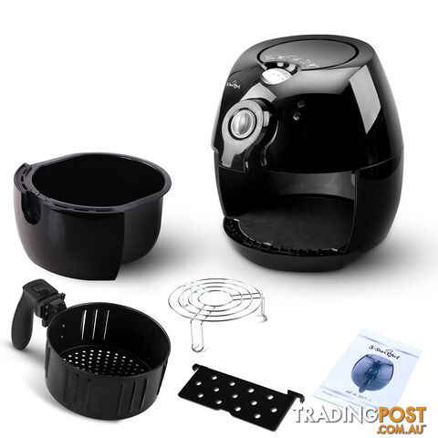 5 Star Chef Oil-Less Air Fryer 2.2L - Black