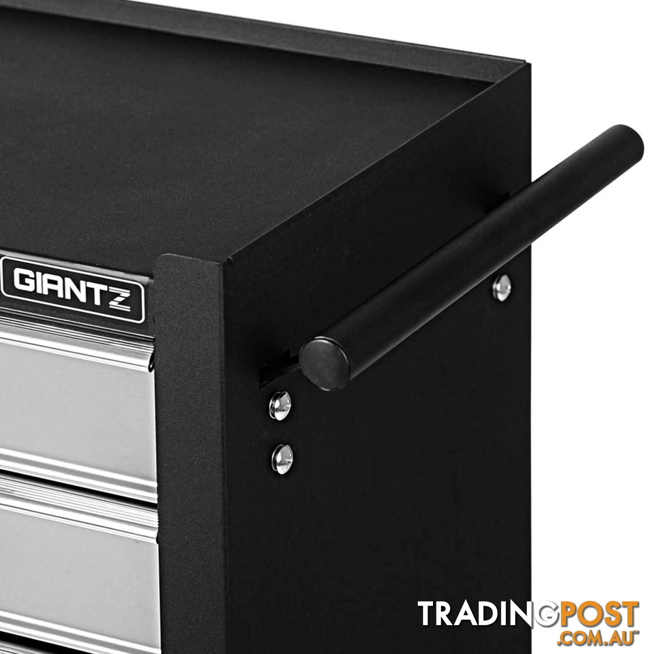 5 Drawers Roller Toolbox Cabinet  Black Grey