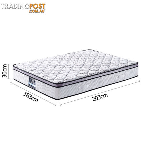 Cool Gel Memory Foam Euro Top Pocket Spring Mattress King