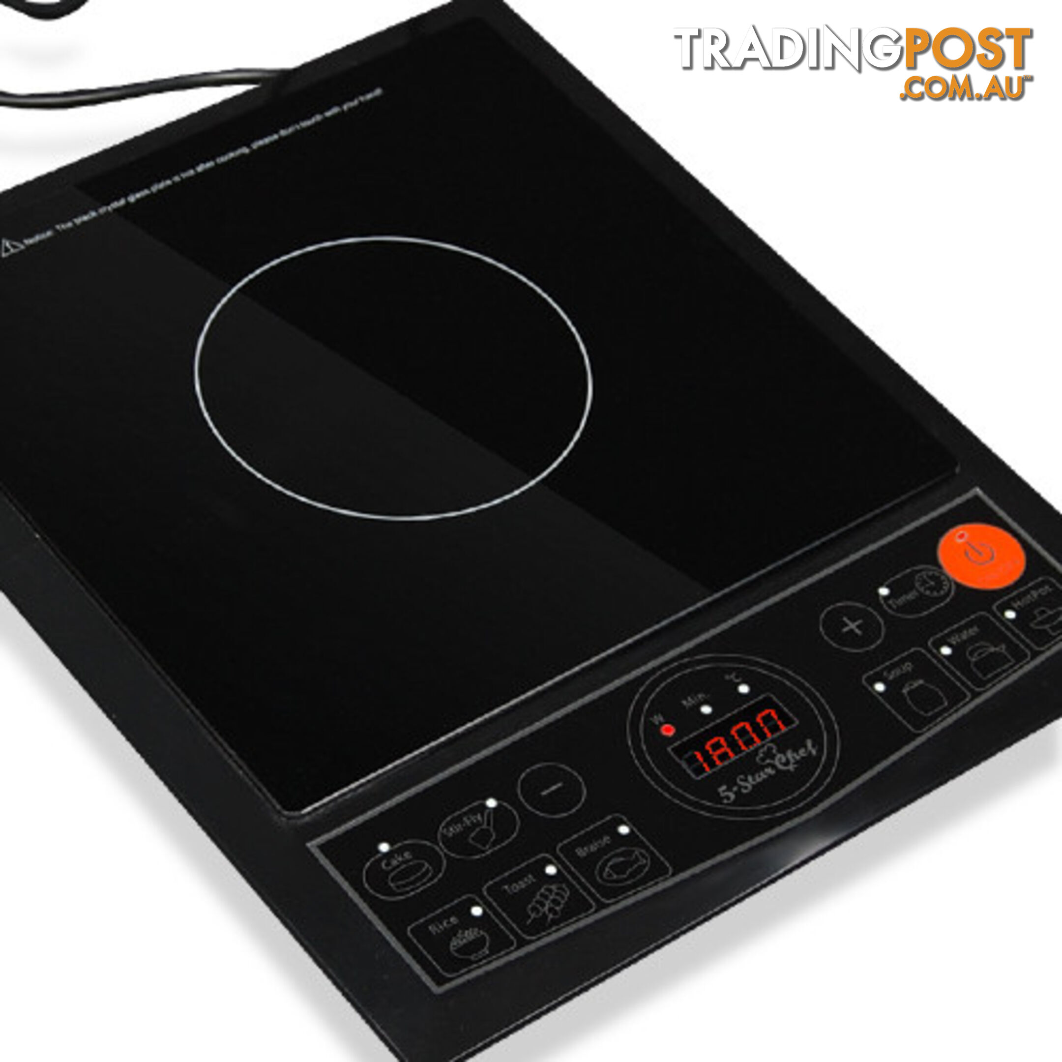 5 Star Chef Induction Cooktop Portable Single