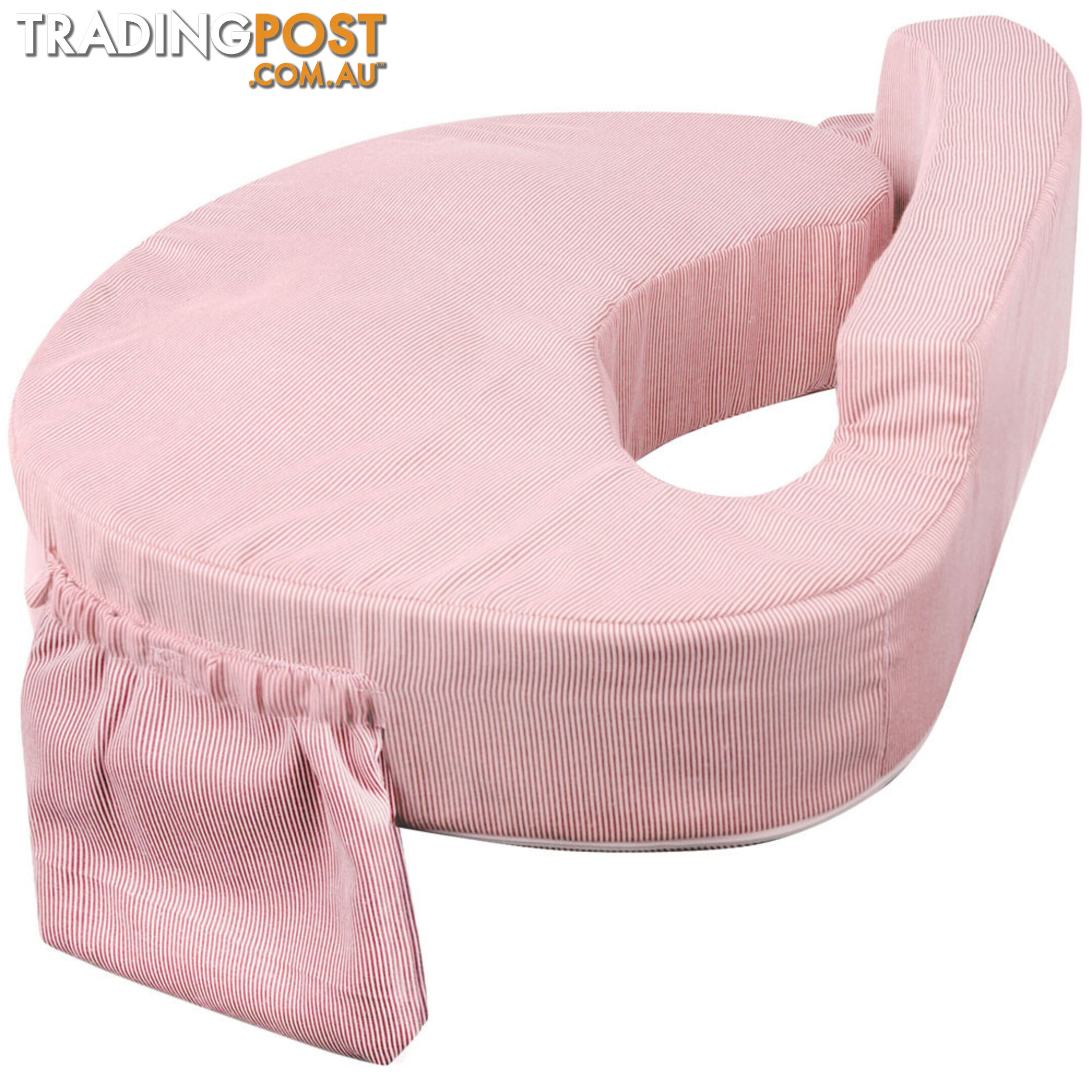 Baby Breast Feeding Support Memory Foam Pillow w/ Zip Cover Pink