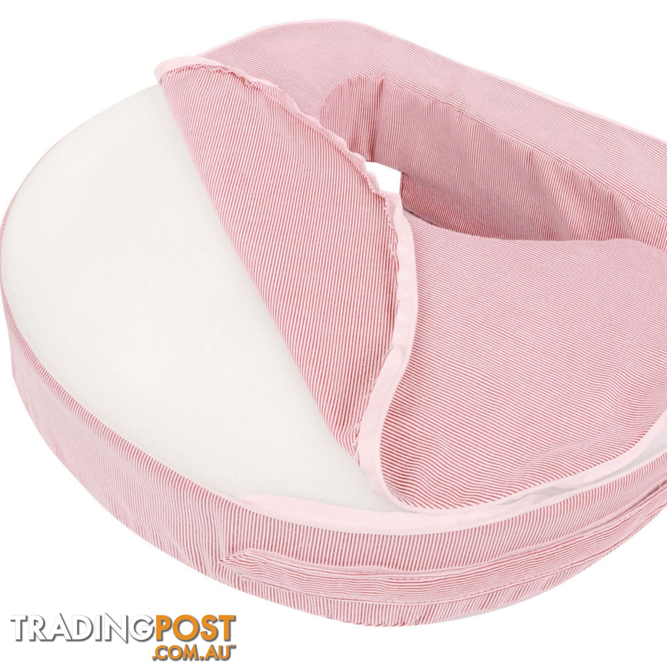 Baby Breast Feeding Support Memory Foam Pillow w/ Zip Cover Pink