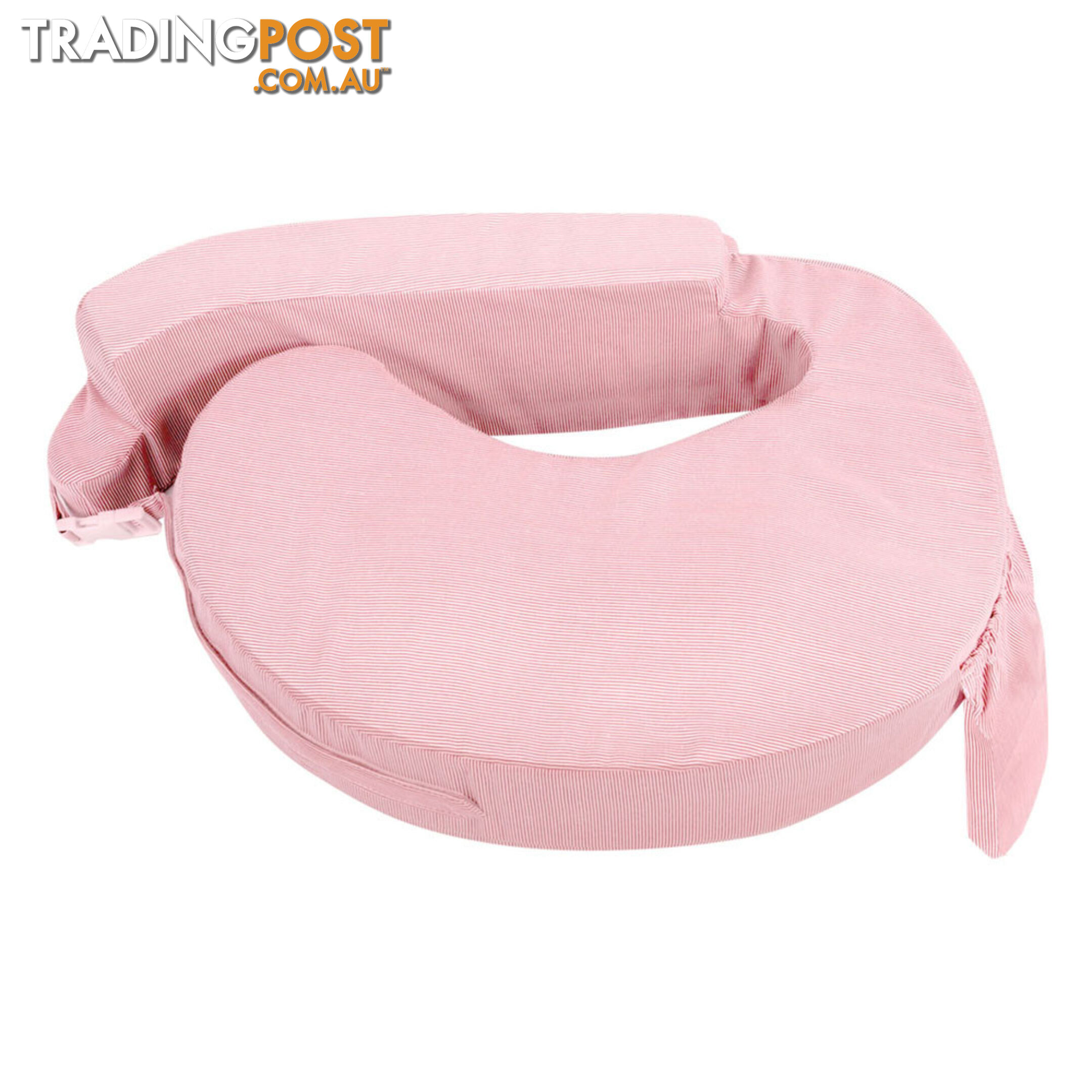 Baby Breast Feeding Support Memory Foam Pillow w/ Zip Cover Pink