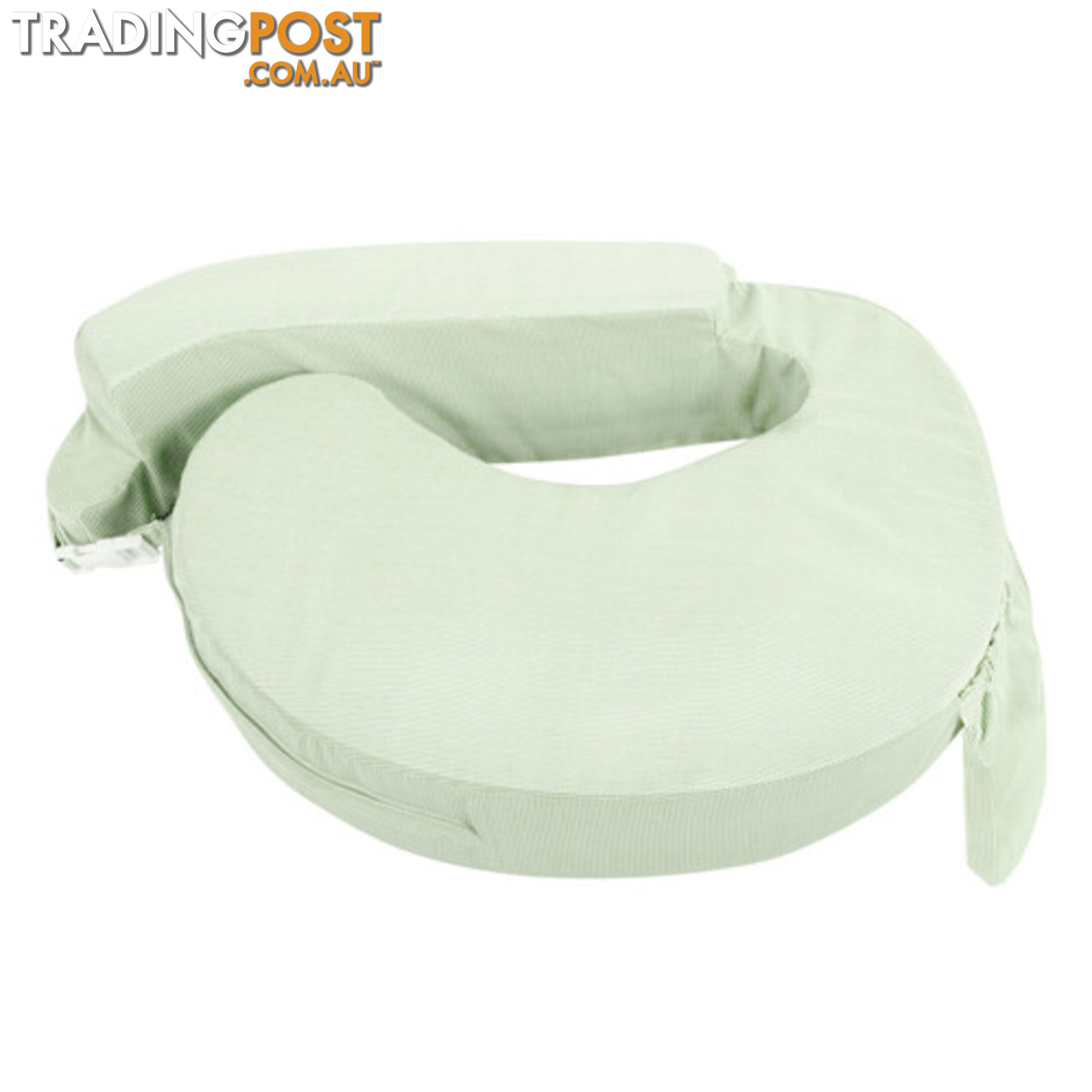 Baby Breast Feeding Support Memory Foam Pillow w/ Zip Cover Green