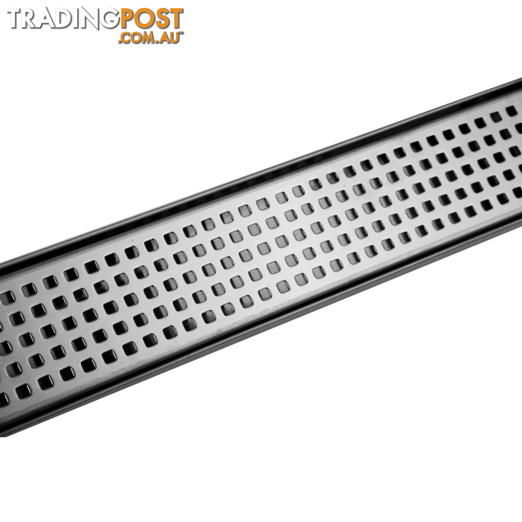 Square Stainless Steel Shower Grate Drain Floor Bathroom 75mm Depth