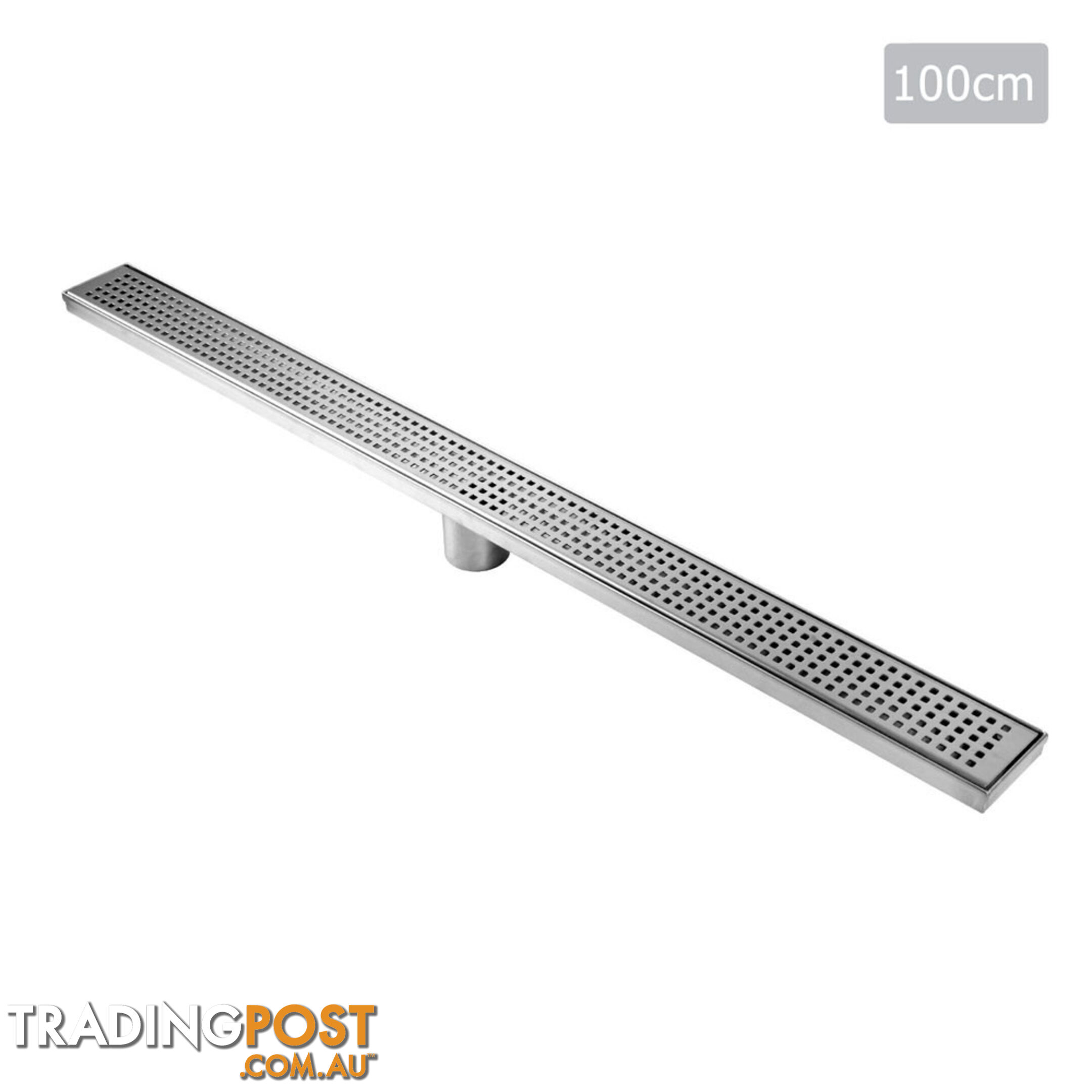 Square Stainless Steel Shower Grate Drain Floor Bathroom 75mm Depth