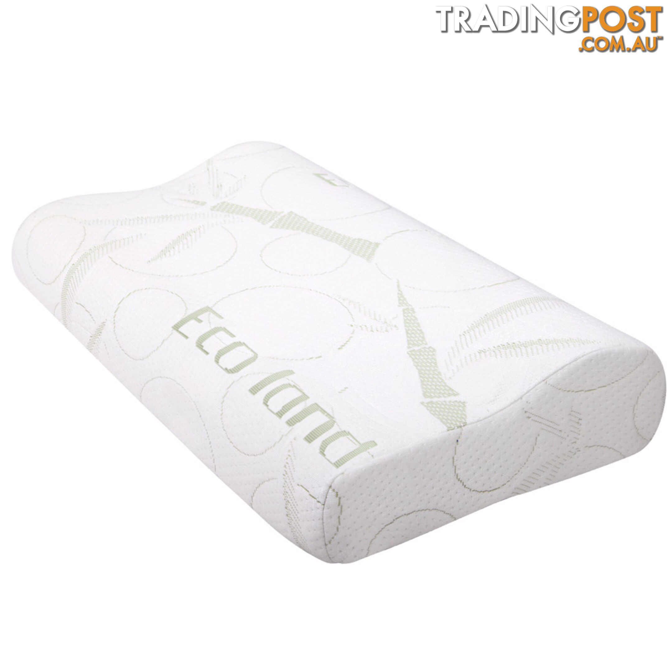 Set of 2 Bamboo Fabric Cover Shredded Memory Foam Pillow 70 x 40 cm