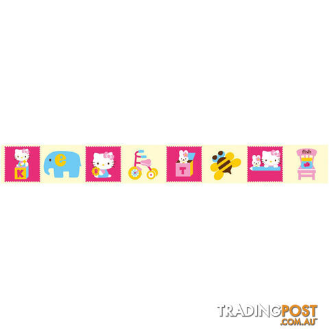 Hello Kitty Wall Border Stickers - Totally Movable