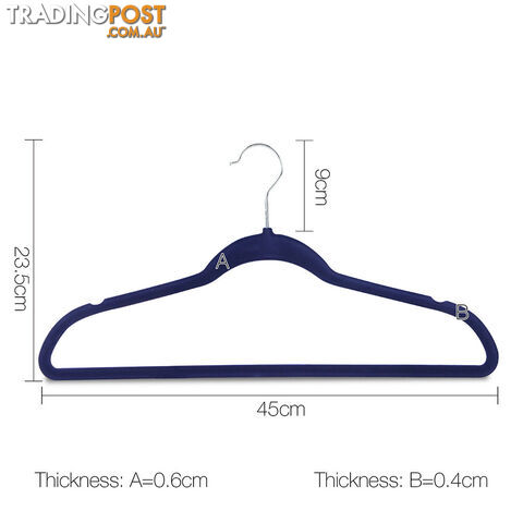 Set of 50 Velvet Coat Hangers - photo 2 of 7