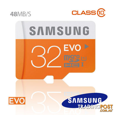 SAMSUNG 64GB MicroSDXC EVO CLASS10 UHS Upto 48MB/s (MB-MP64D)