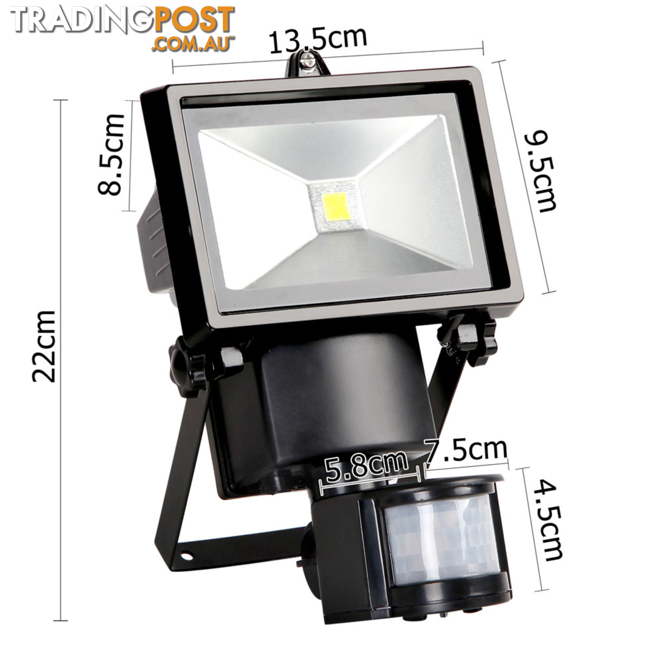 5W COB LED Solar Motion Detection Sensor Security Light