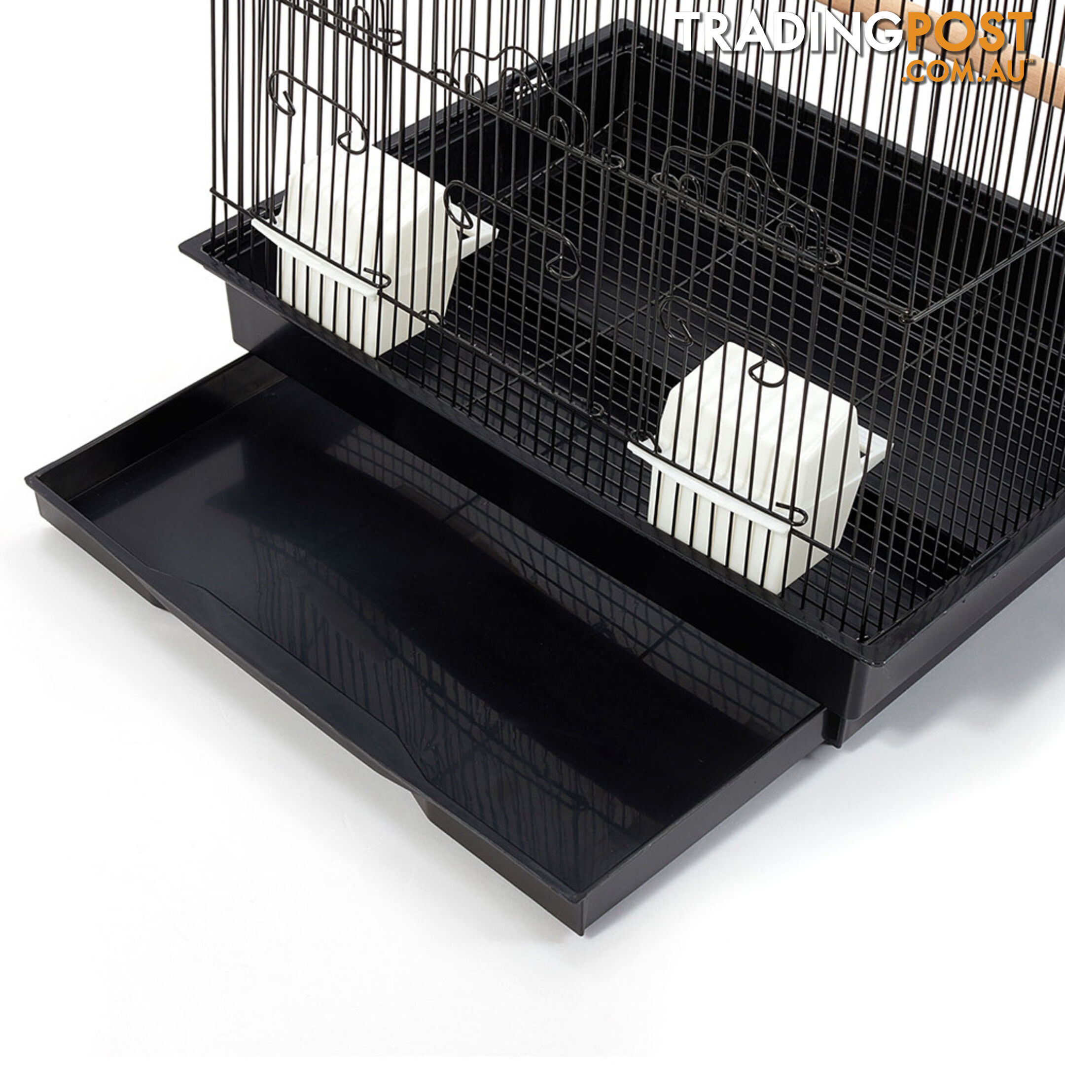 Pet Bird Cage Black Medium - 88CM