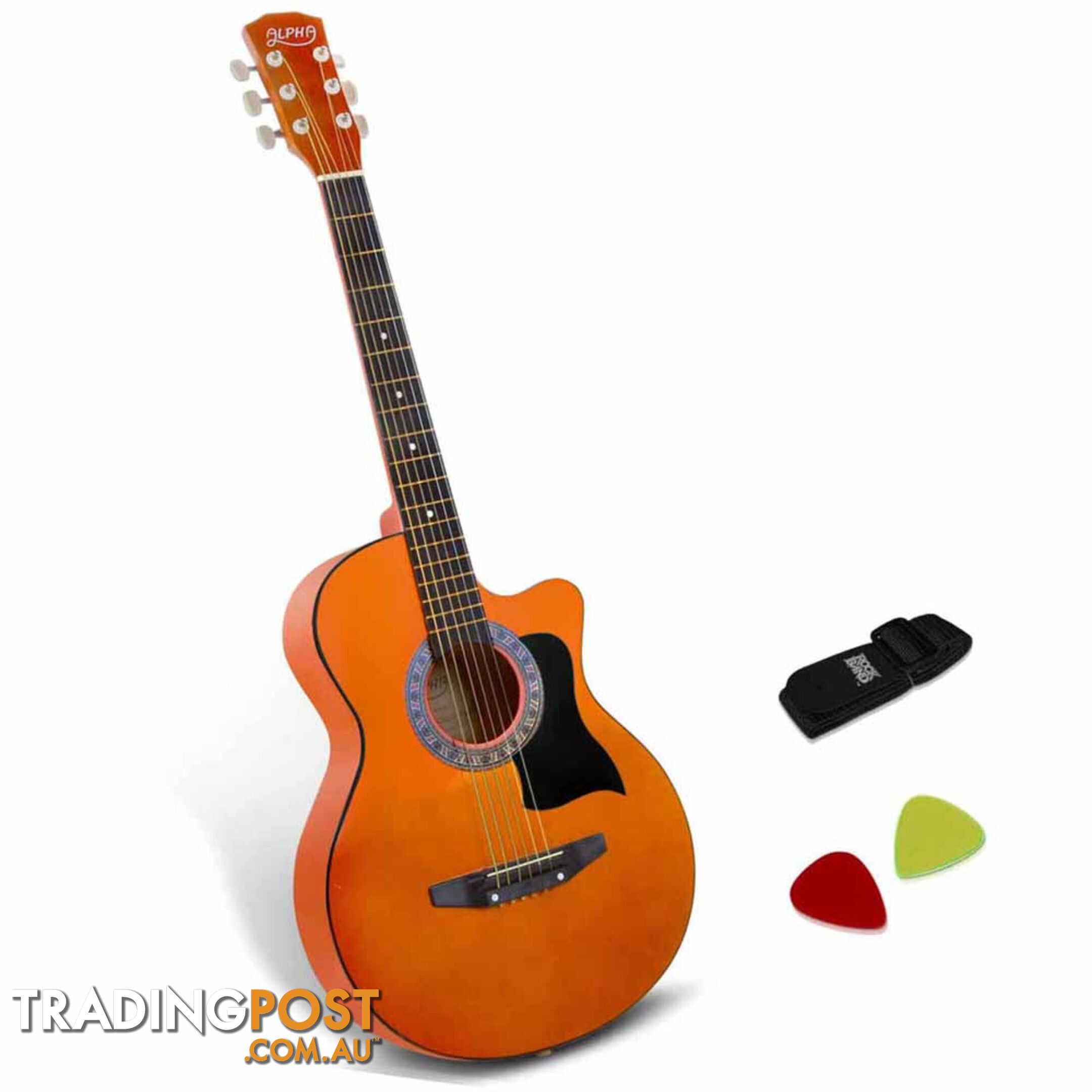 Acoustic Cutaway Steel-Stringed Guitar 38