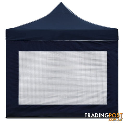 3x4.5 Pop Up Gazebo Hut with Sandbags Navy